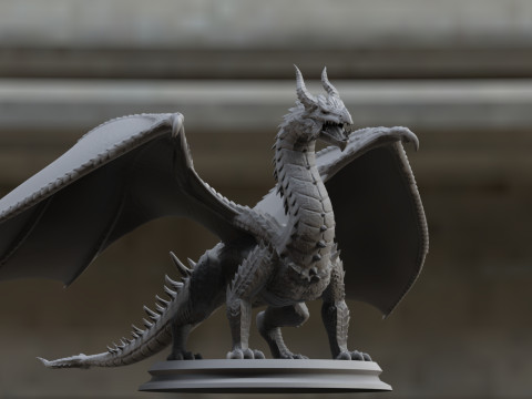 Magnarion The Dreadful Dragon 3D 프린트 모델