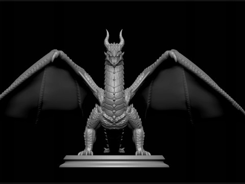 Magnarion The Dreadful Dragon 3D 프린트 모델