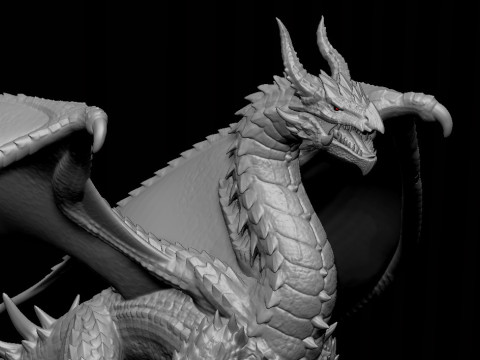 Magnarion The Dreadful Dragon 3D 프린트 모델