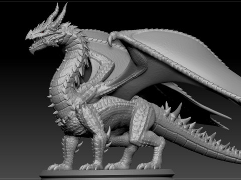 Magnarion The Dreadful Dragon 3D 프린트 모델
