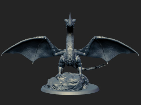 Hornstrandir The High Land Dragon 3Dプリントモデル