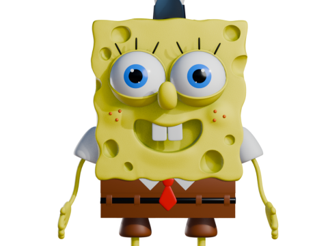 Sponge Bob 3D Model