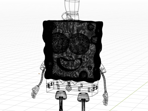 Sponge Bob 3D Model
