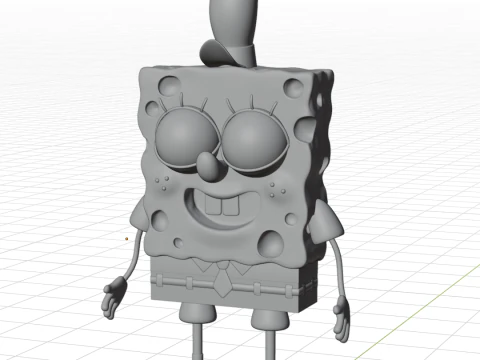 Sponge Bob 3D Model