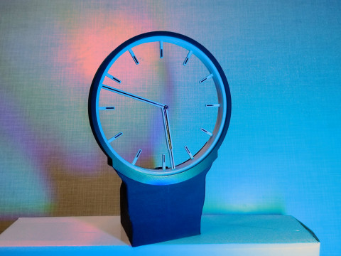 Hollow Clock Modèles 3D en vedette