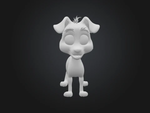 Dog 3D Print Model