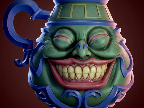 Pote da Gan&acirc;ncia - Visual Original - Yu-Gi-Oh Modelo de Impressão 3D