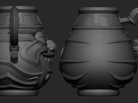 Pot of Greed - Original Look - Yu-Gi-Oh 3D प्रिंट मॉडल