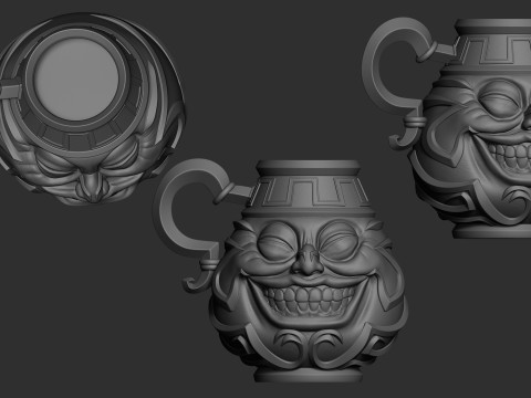 Pot of Greed - Original Look - Yu-Gi-Oh 3D प्रिंट मॉडल
