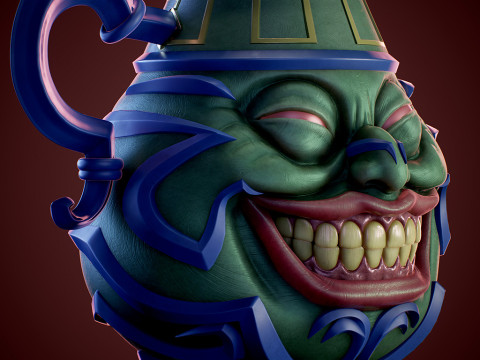 Pot of Greed - Original Look - Yu-Gi-Oh 3D प्रिंट मॉडल