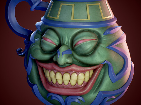 Pot of Greed - Original Look - Yu-Gi-Oh 3D प्रिंट मॉडल