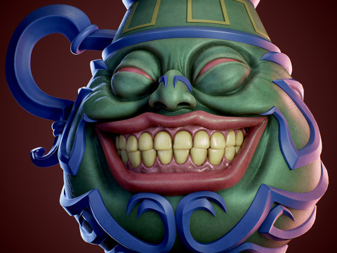 Pot of Greed - Original Look - Yu-Gi-Oh 3D प्रिंट मॉडल