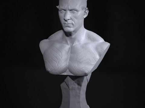 Darth Maul Bust Original Look Model Cetak 3D