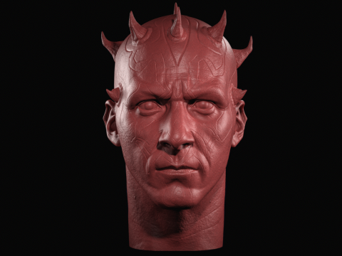 Darth Maul Head Likeness Modello di stampa 3D