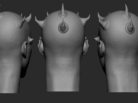Darth Maul Head Likeness Modello di stampa 3D