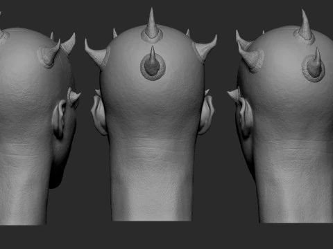 Darth Maul Head Likeness 3D Print Model