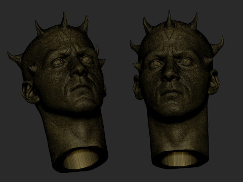 Darth Maul Head Likeness Modello di stampa 3D