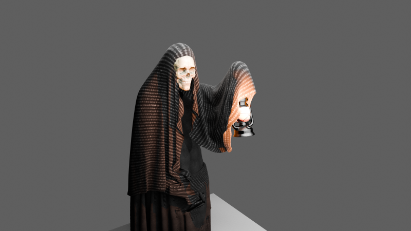 Reaper Character Rigged Animated Game Ready 3D 模型 .c4d .max .obj .3ds .fbx .stl .blend 