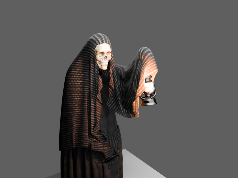 Reaper Character Rigged Animated Game Ready 3D 模型