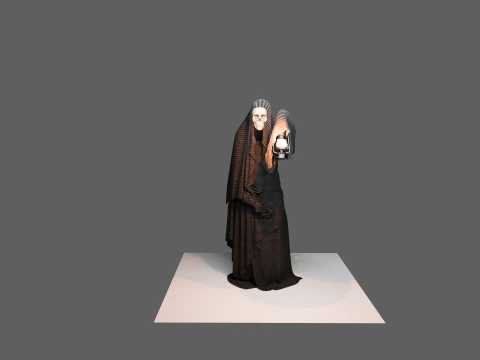 Reaper Character Rigged Animated Game Ready 3D Model