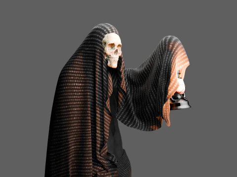 Reaper Character Rigged Animated Game Ready 3D Model