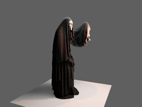 Reaper Character Rigged Animated Game Ready 3D Model