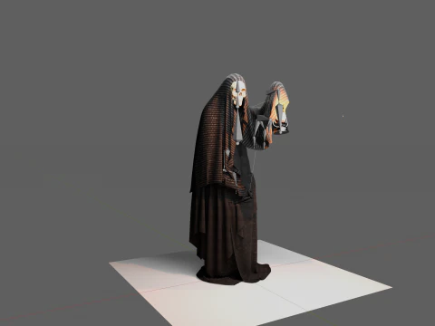 Reaper Character Rigged Animated Game Ready 3D Model