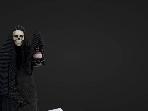 Reaper Character Rigged Animated Game Ready 3D 模型