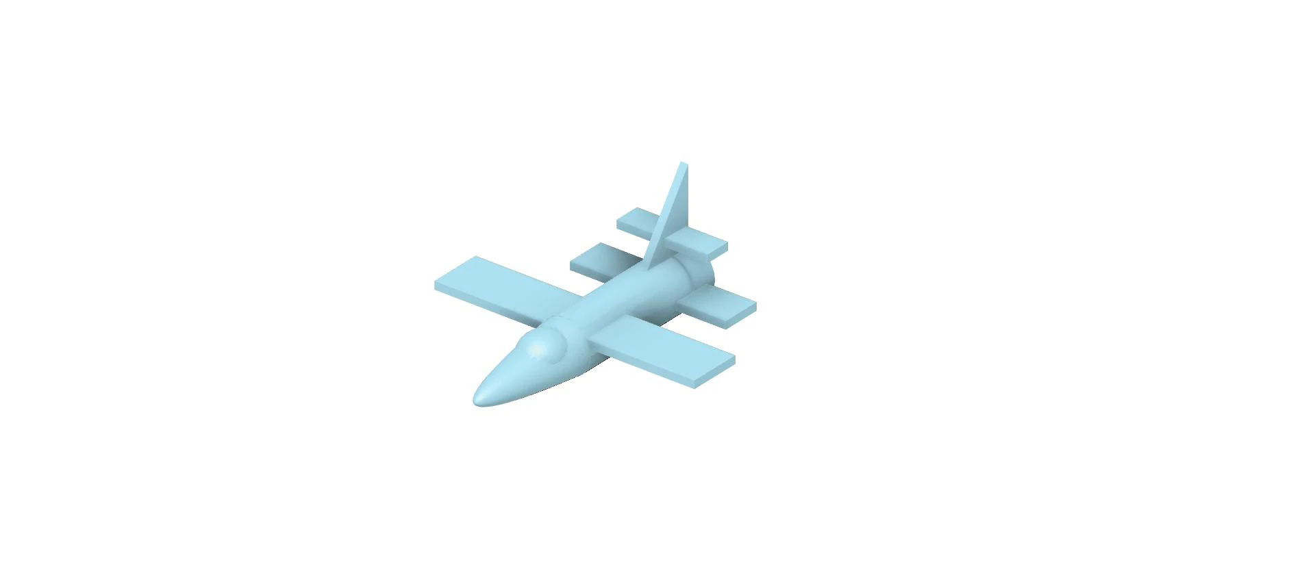 SMALL AIRPLANE 3D Model .c4d .max .obj .3ds .fbx .stl .blend