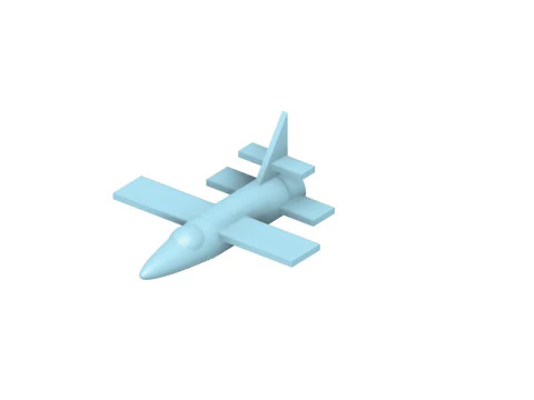 SMALL AIRPLANE 3D Model