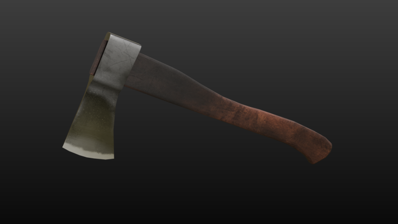 Axe 3D Model .c4d .max .obj .3ds .fbx .stl .blend