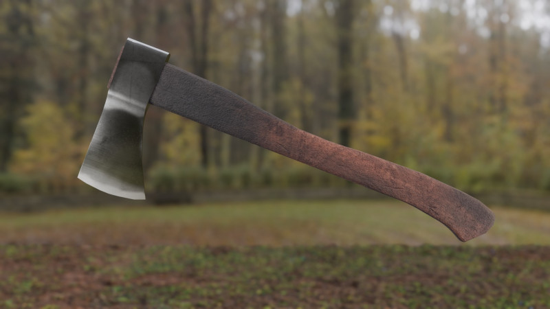 Axe 3D Model .c4d .max .obj .3ds .fbx .stl .blend