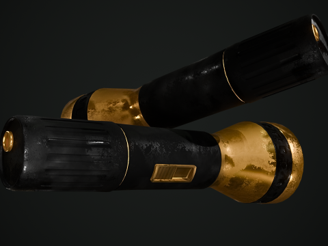 Flashlight 3D Print Model