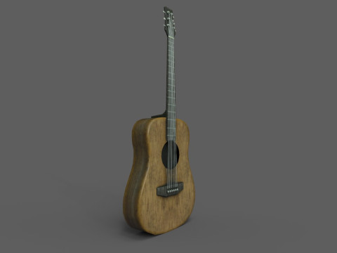 Guitare 3D 모델