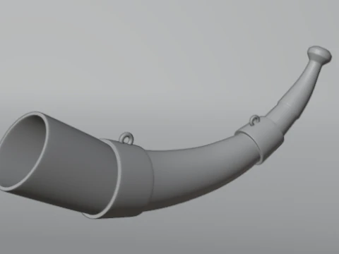 Low Poly Arcade Machine Cabinet - Cuerno de Plvora Curvado Modelo 3D Histrico Low Poly FBX OBJ 3D Model