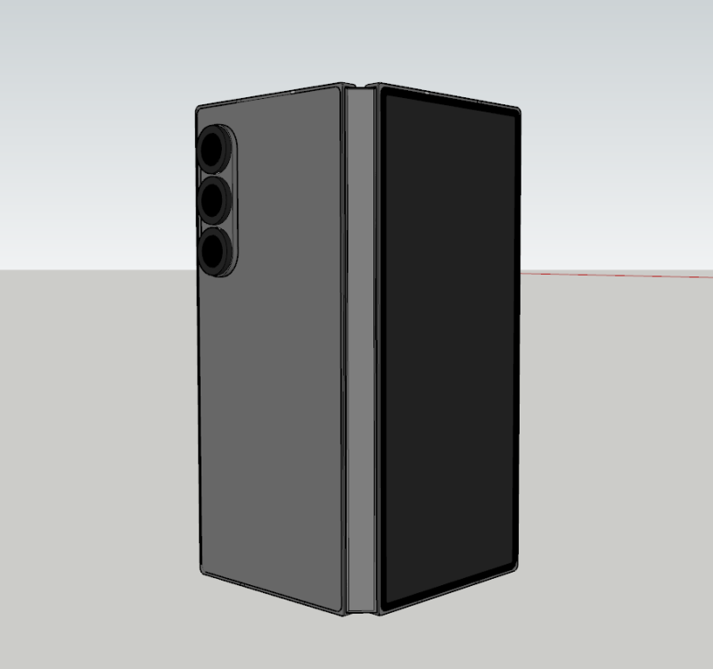 FOLD 66 SAMSON GALAX HAND PHONE Model 3D .c4d .max .obj .3ds .fbx .stl .blend 