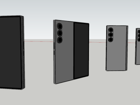 FOLD 66 SAMSON GALAX HAND PHONE Model 3D