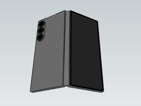FOLD 66 SAMSON GALAX HAND PHONE Model 3D