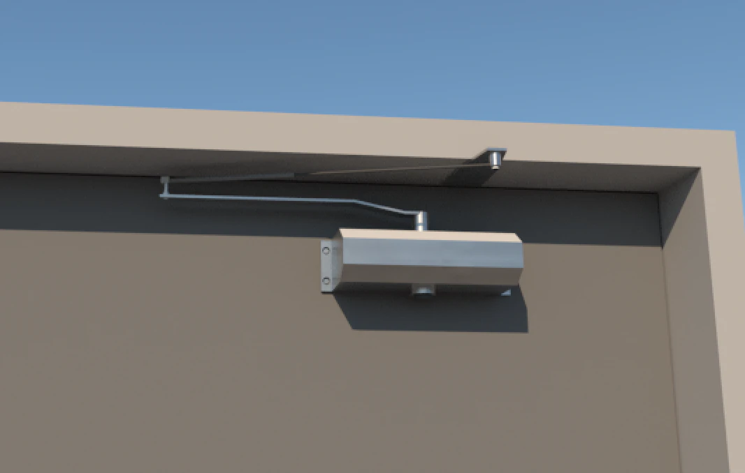 Door Stopper Door Closer Pivot Hinge Door Step SET 3D Model .c4d .max .obj .3ds .fbx .stl .blend 