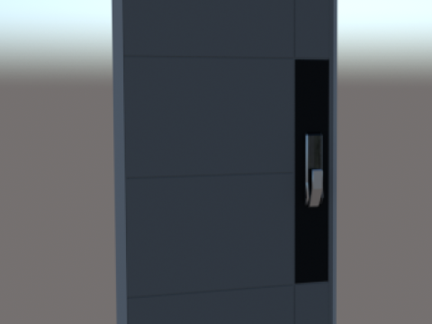 Door Stopper Door Closer Pivot Hinge Door Step SET Modelo 3D