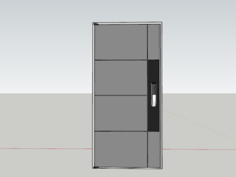 Door Stopper Door Closer Pivot Hinge Door Step SET Modelo 3D