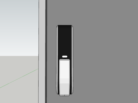 Door Stopper Door Closer Pivot Hinge Door Step SET Modelo 3D