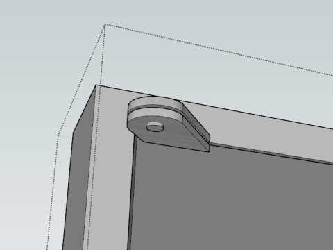 Door Stopper Door Closer Pivot Hinge Door Step SET Modelo 3D