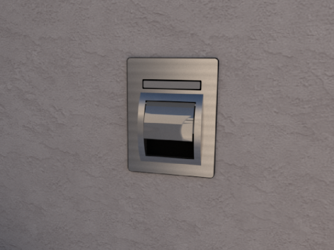 Toilet paper holder famous in Korea Modello 3D