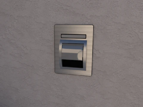Toilet paper holder famous in Korea 3D Model
