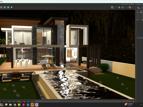 Beverly Hills High-End Villa For SketchUp 3D Model