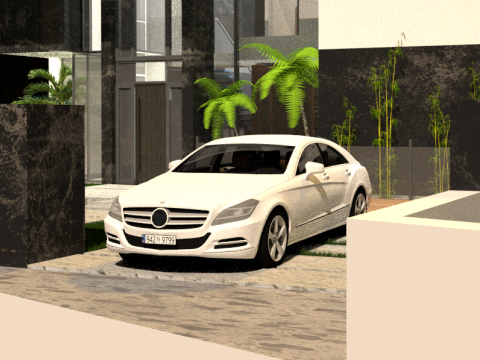 Beverly Hills High-End Villa For SketchUp Model 3D