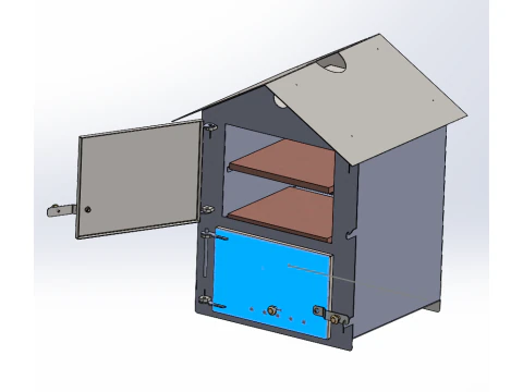 HOLZOFEN-PIZZA 3D Modell