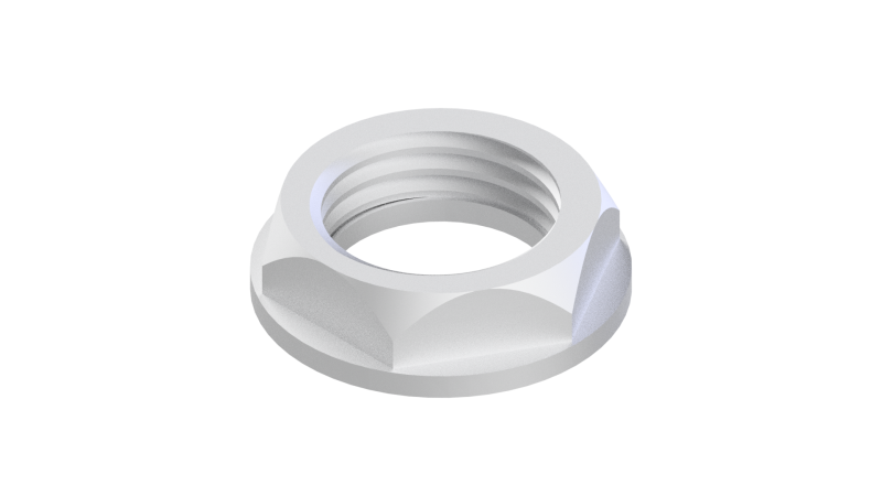 Flat hexagon nut Modelo de impresión 3D .c4d .max .obj .3ds .fbx .stl .blend