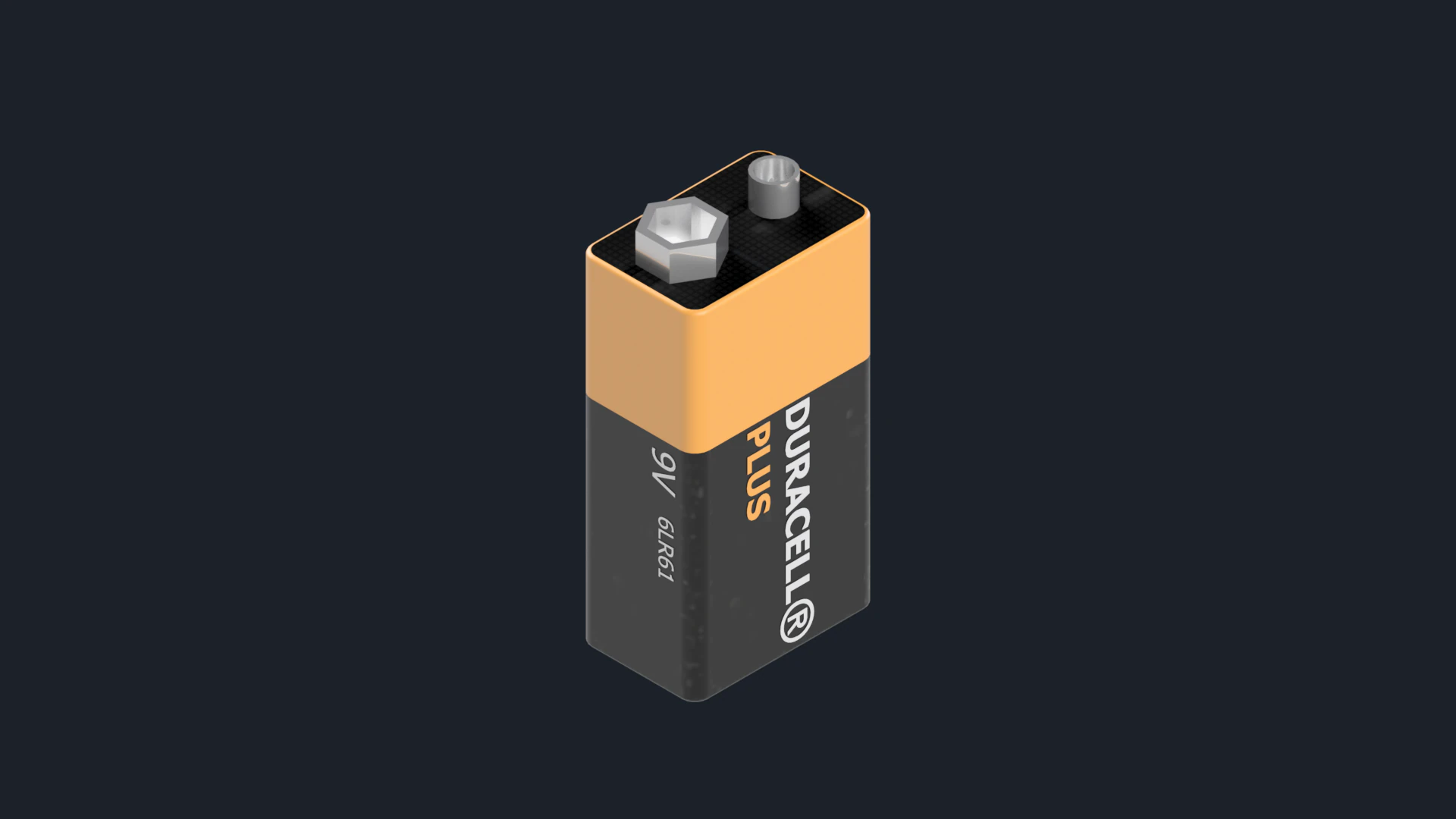 DURACELL PLUS 3D Print Model .c4d .max .obj .3ds .fbx .stl .blend 